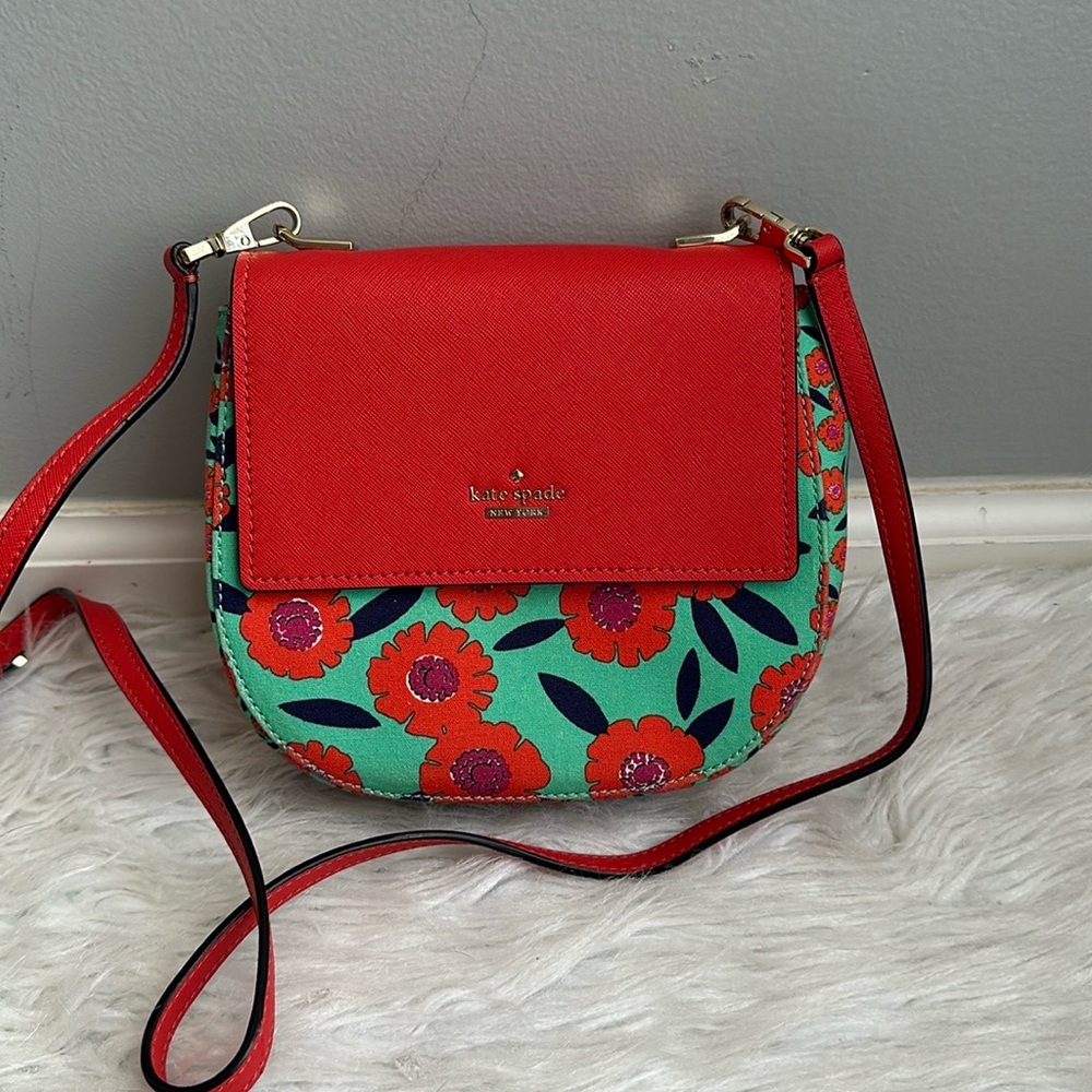 Kate spade floral byrdie crossbody bag - Picture 1 of 13